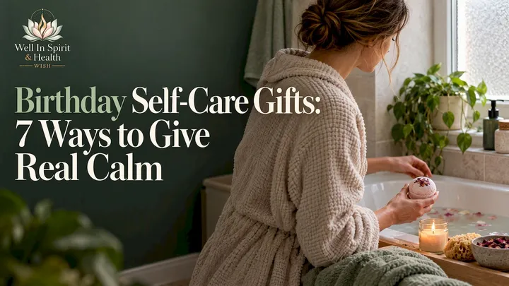 Preparing a calm birthday bath ritual