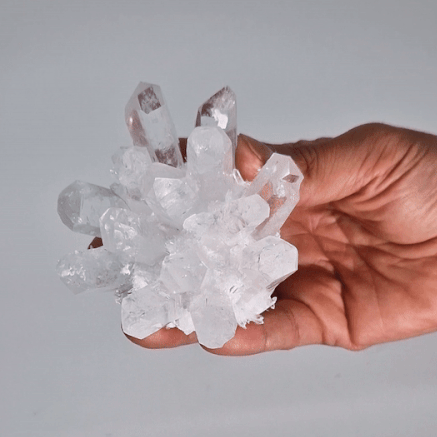 Crafted Clear Quartz Cluster