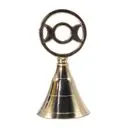 Altar Brass Bell - Three Moon