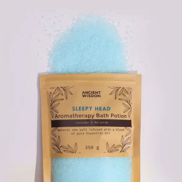 Aromatherapy Bath Potion in Kraft Bag 350g - Sleepy Head