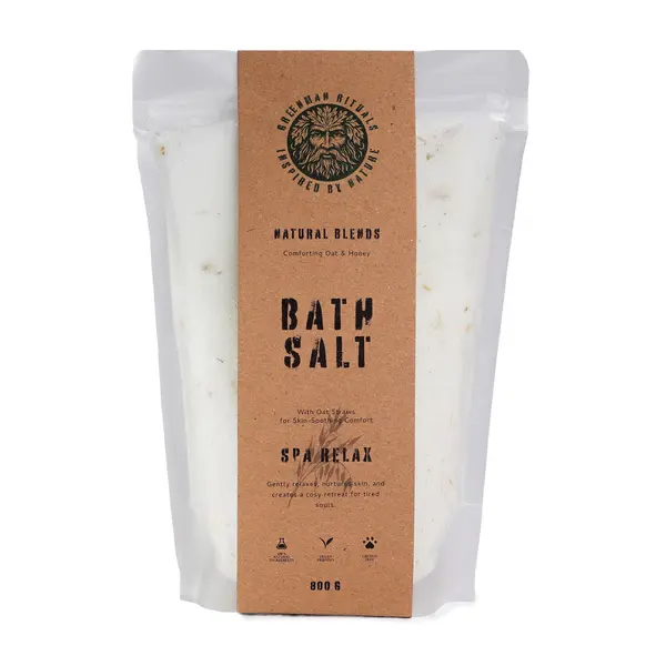 Greenman Rituals Oat & Honey Epsom Bath Salt – Spa Relax Blend