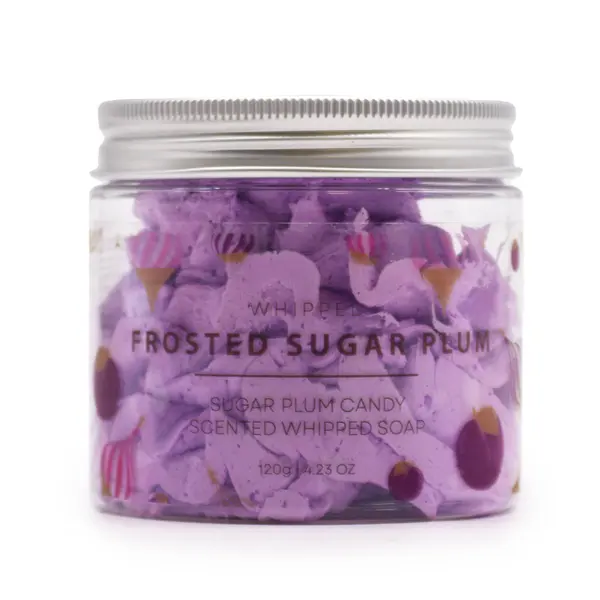 Frosted Sugar Plum Whipped Soap 120g