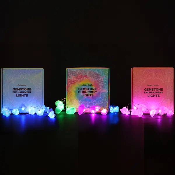 Gemstone Enchantment Lights - Mixed Rocks