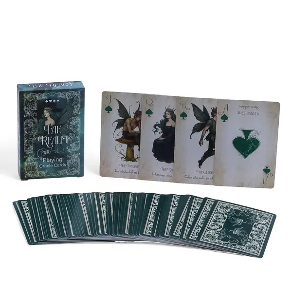Fae Realm Playing & Oracle Cards – Fairy Theme