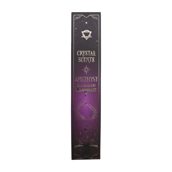 Amethyst Crystal Scents Smudge Incense - Lavender