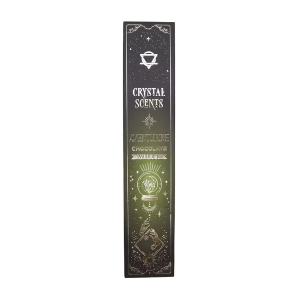 Aventurine Crystal Scents Smudge Incense - Chocolate