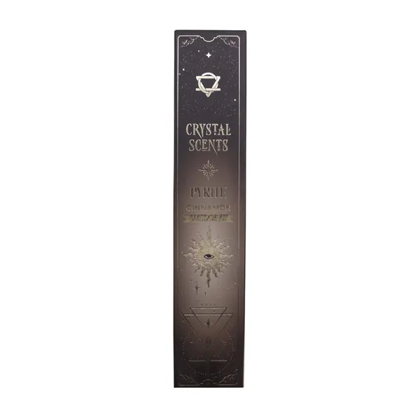Pyrite Crystal Scents Smudge Incense - Cinnamon