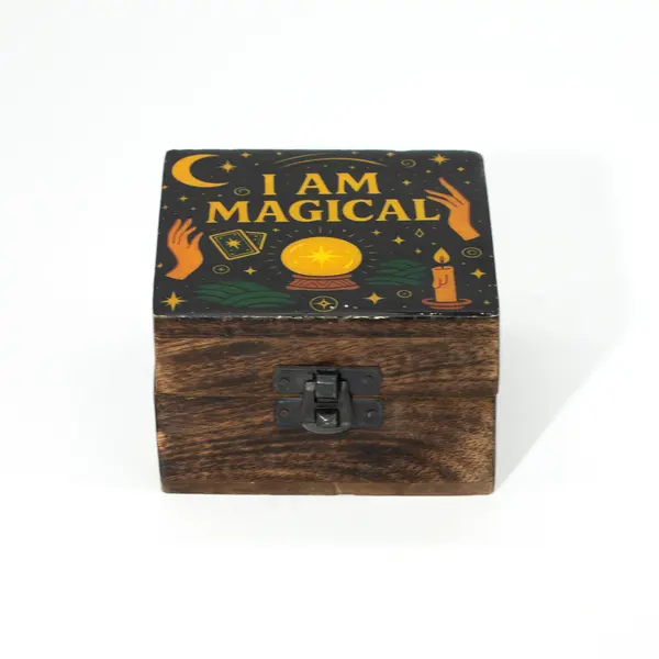 Small Enamelled Box - I am Magical