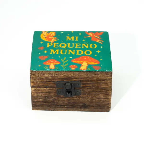 Small Enamelled Box - Mi Pequeno Mundo