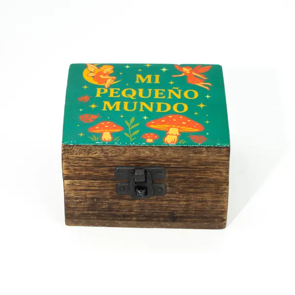 Small Enamelled Box - Mi Pequeno Mundo