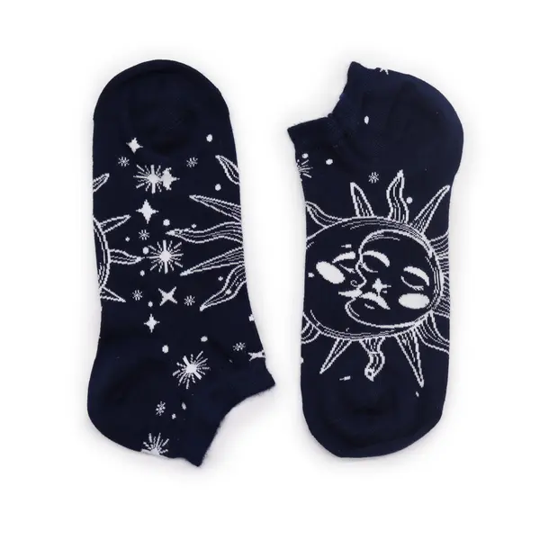 S/M Hop Hare Bamboo Socks Low (3.5-6.5) - Sun and Moon 