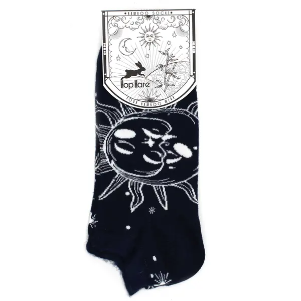S/M Hop Hare Bamboo Socks Low (3.5-6.5) - Sun and Moon 