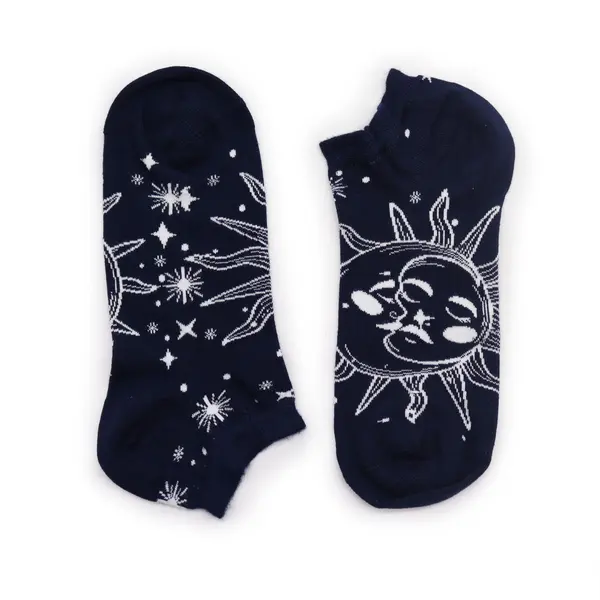 S/M Hop Hare Bamboo Socks Low (3.5-6.5) - Sun and Moon 