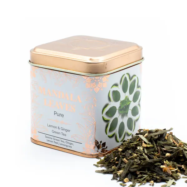 50g Classic Green Tea with Lemon and Ginger