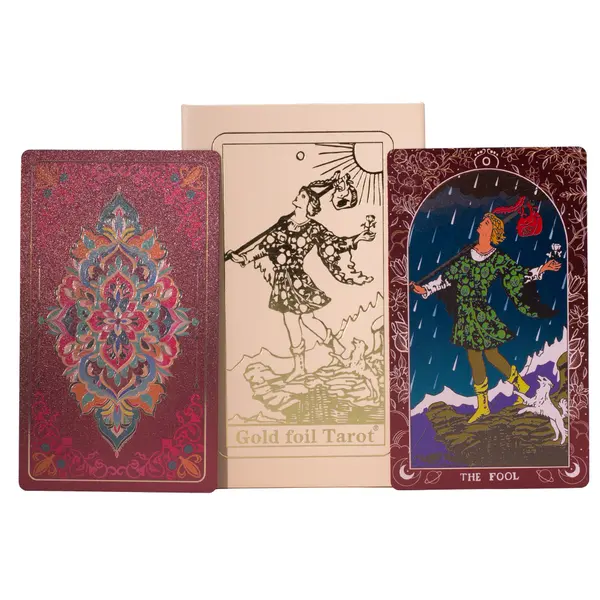 Pink Box Ruby Foil Tarot Card Gift Box Set - with booklet