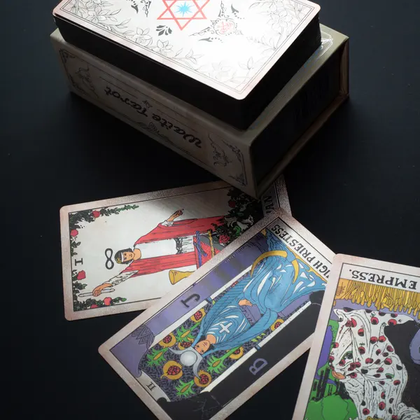 Silver Foil Waite Tarot Card Set - with booklet