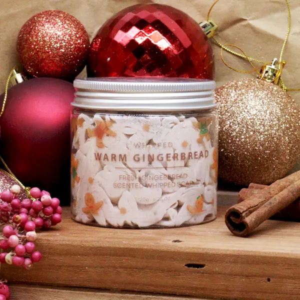 Warm Gingerbread Whipped Soap 120g