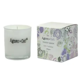 Agnes + Cat Votive Candle - Velvet Moon