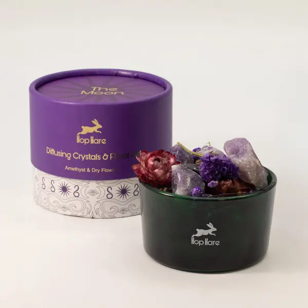 Hop Hare Diffusing Crystals & Floral Set - The Moon