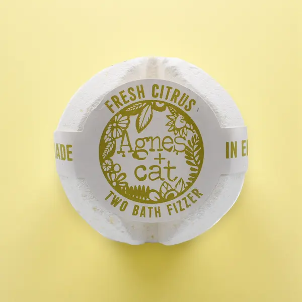 Agnes + Cat Bath Fizzer - Fresh Citrus