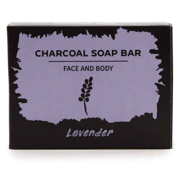 Charcoal Soap 85g - Lavender