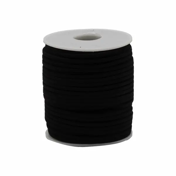 Bulk Roll Pendant Cord - 2.5mm x 45m - Black A001