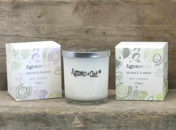 Agnes + Cat Votive Candle - Tea and Roses