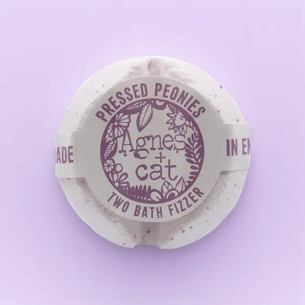 Agnes + Cat Bath Fizzer - Pressed Peonies