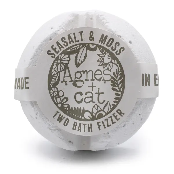 Agnes + Cat Bath Fizzer - Seasalt and Moss