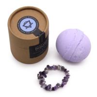 Amethyst Gem Bracelet Bath Bomb