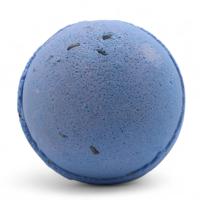Three lavender and seeds bath bombs