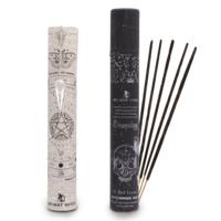 Spell incense with rock crystal pendulum