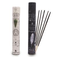 Ritual incense with aventurine pendulum