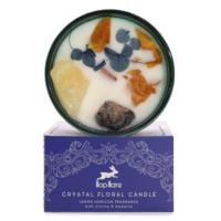 The Sun crystal flower candle