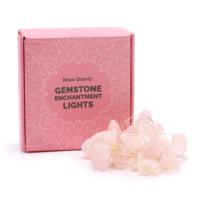 Rose quartz string lights - USB