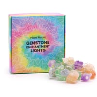 Mixed gemstone string lights - USB