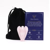 Gemstone Angel - Rose Quartz