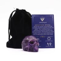 Large amethyst skull