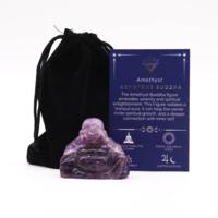 Gemstone Large Buddha - Amethyst