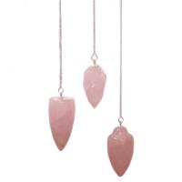 Rose quartz pendulum