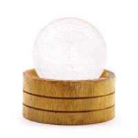 Clear Quartz Sphere 50mm with Stand