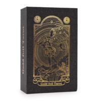 Gold Foil Tarot Set with book and gift box