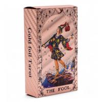 Rose-Gold Foil Moon-Phase Tarot Deck