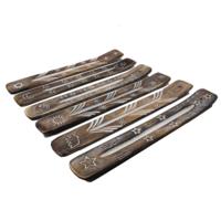 White Washed Incense Holder