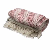 Boho Comfort Throws - Ruby Two Tone