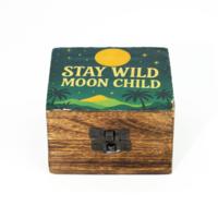 Enamelled Box - Stay Wild Moon Child