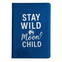 Dark blue velvet notebook - 80 pages