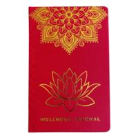 Red wellness journal - 120 pages