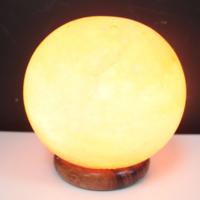 Salt Lamp Ball - Big Wooden Base