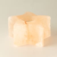 Himalayan salt star candle holder